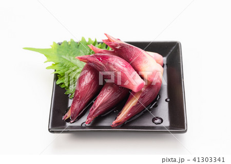 みょうが梅酢漬けの皿盛り 41303341