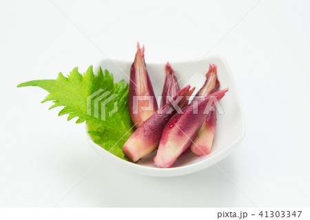 みょうが梅酢漬けの皿盛り 41303347