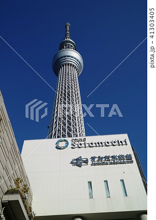 晴天の東京スカイツリー 41303405