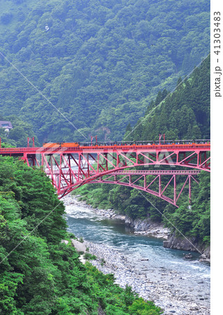 新緑の黒部トロッコ列車 41303483