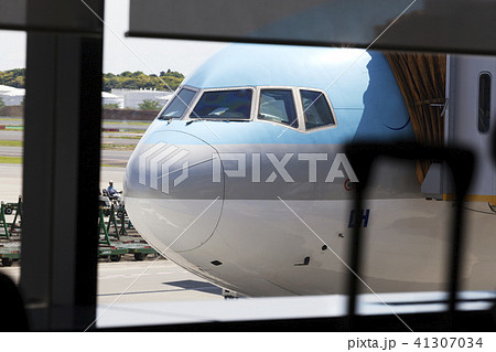 国際空港 飛行機 旅客機 41307034