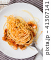 Spaghetti pasta with bolognese sauce and parmesan  41307141