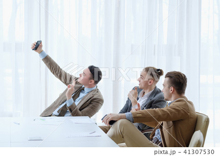 selfie addiction lifestyle business men office selfie addiction lifestyle business men office 41307530