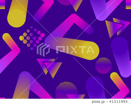 Liquid color shape seamless pattern. Geometric 41311993