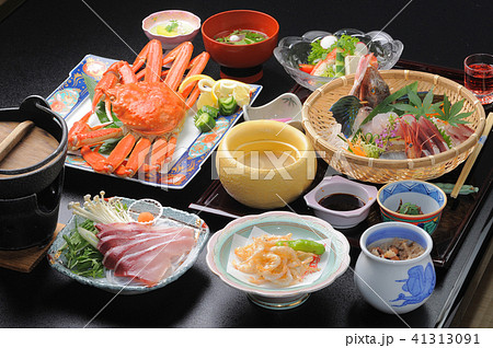 温泉宿の食事 和食の集合 温泉宿の食事 和食の集合 41313091