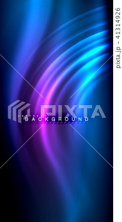 Neon glowing wave, magic energy and light motion background Neon glowing wave, magic energy and light motion background 41314926