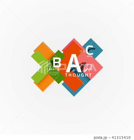 Paper option steps diagram infographic layout 41315410