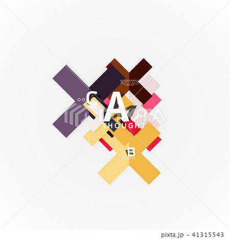 Geometric design abstract option infographics 41315543