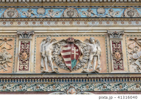 Plaster detail of Palace of Arts Kunsthalle Budapest in Budapest eclectic-neoclassical style 41316040