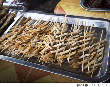 中国 雲南省 虫料理 中国 雲南省 虫料理 41316623