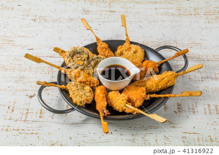 串揚げ 串カツ　 Deep-fried skewers 41316922