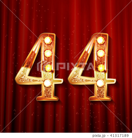 44 anniversary elegance gold logo. 41317189