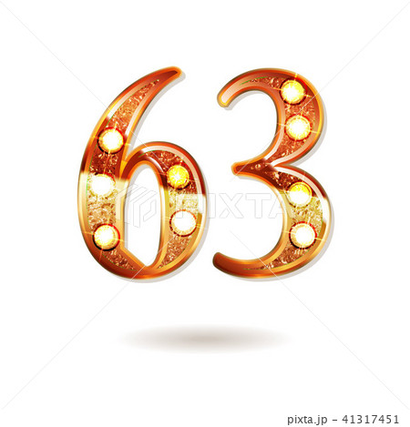 63 years anniversary celebration design 41317451