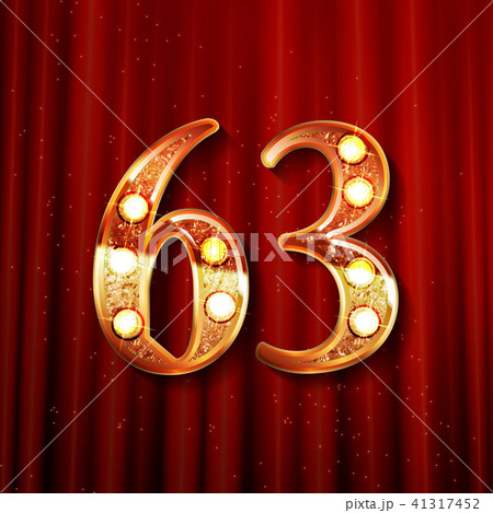 63 years anniversary celebration design 41317452