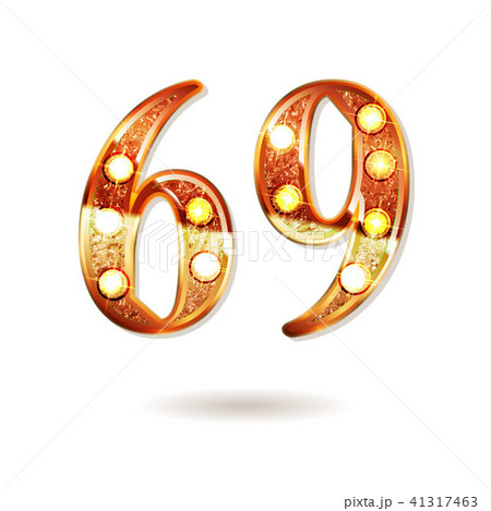 69 years anniversary celebration design 41317463
