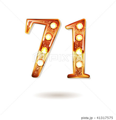 71 years anniversary celebration design 41317575