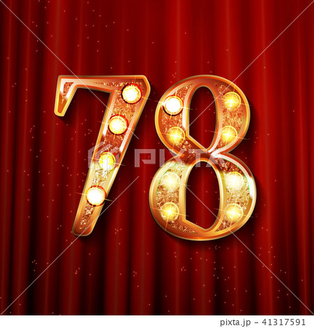 78 years anniversary celebration design 41317591