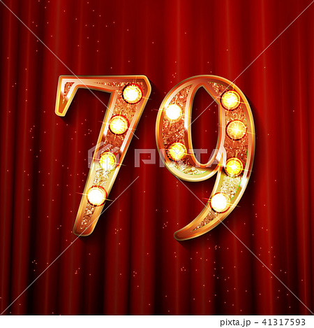 79 years anniversary celebration design 41317593