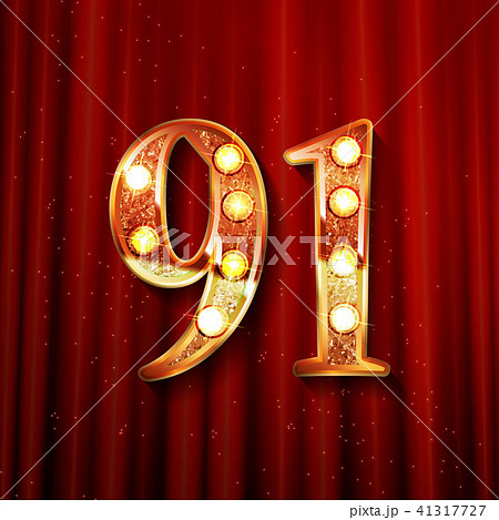 91 years anniversary celebration design 41317727