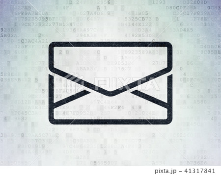 Finance concept: Email on Digital Data Paper background 41317841