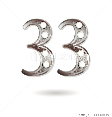 33 years anniversary celebration design 41318619