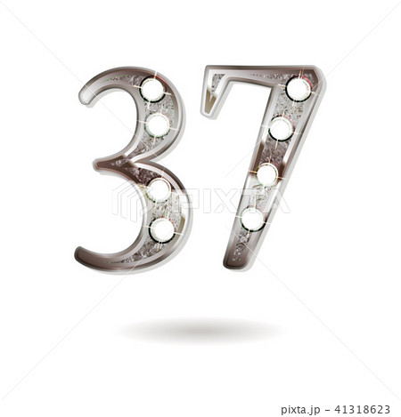 37 years anniversary celebration design 41318623