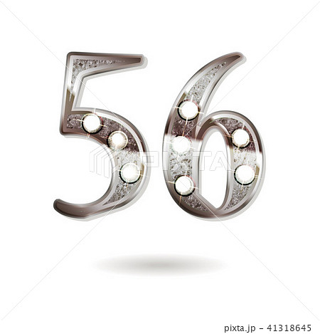 56 years anniversary celebration design 41318645