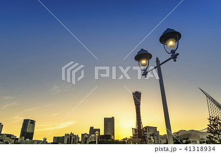 神戸　日没の風景 41318934