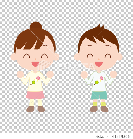 春裝三色餃子圖案長袖兒童 41319806