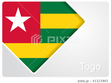 Togolese flag design background. Vector illustration. 41323865
