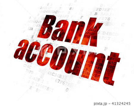 Currency concept: Bank Account on Digital background Currency concept: Bank Account on Digital background 41324245