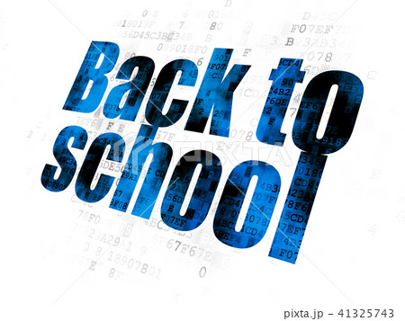 Learning concept: Back to School on Digital background Learning concept: Back to School on Digital background 41325743