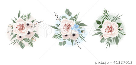 Vector floral set.  41327012