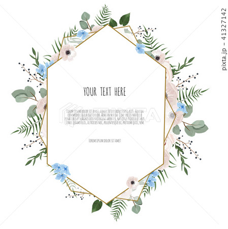 Vector floral design card.  41327142