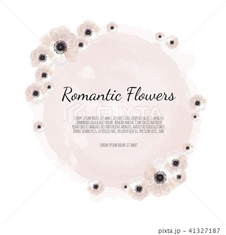 Vector floral design card.  41327187