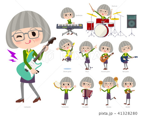 green shirt old women_pop music green shirt old women_pop music 41328280