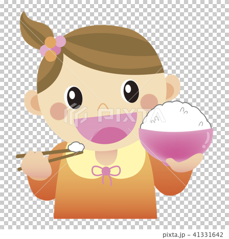 ごはんを食べる ごはんを食べる 41331642