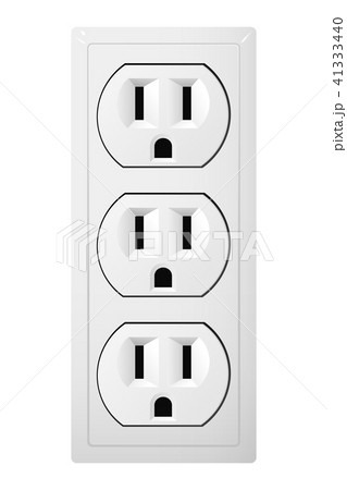 Triple socket Type B. Receptacle from Japan. Triple socket Type B. Receptacle from Japan. 41333440