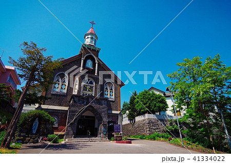 小樽カトリック富岡教会の写真素材 41334022 Pixta