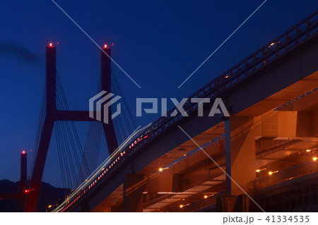 夜の六甲大橋 41334535