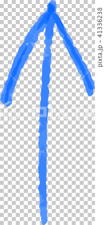 Blue Doodle Pencil Blue Doodle Pencil 41336238