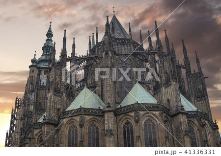 beautiful old streets of Prague. 41336331