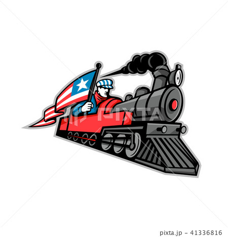 American Steam Locomotive Mascot 41336816
