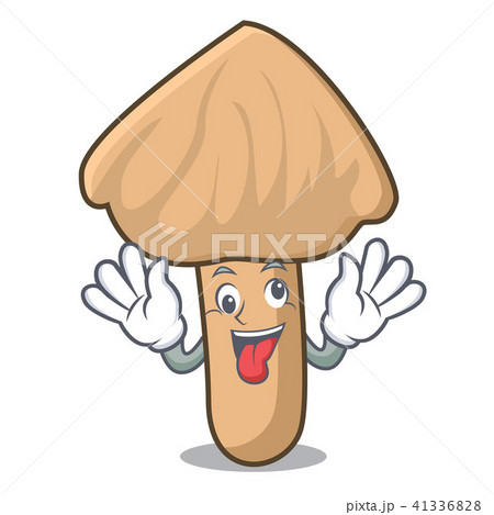 Crazy inocybe mushroom mascot cartoon Crazy inocybe mushroom mascot cartoon 41336828