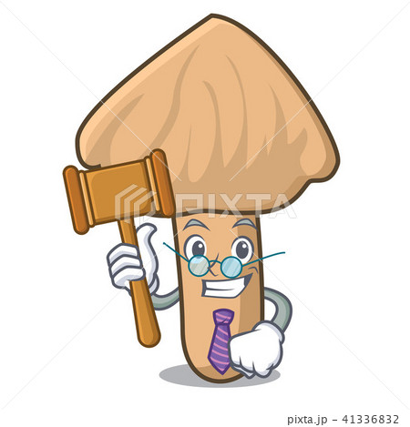 Judge inocybe mushroom mascot cartoon Judge inocybe mushroom mascot cartoon 41336832