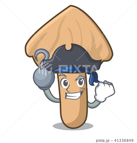 Pirate inocybe mushroom character cartoon Pirate inocybe mushroom character cartoon 41336849