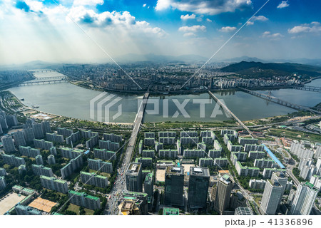 ソウルのカンナムから眺める風景 ソウルのカンナムから眺める風景 41336896