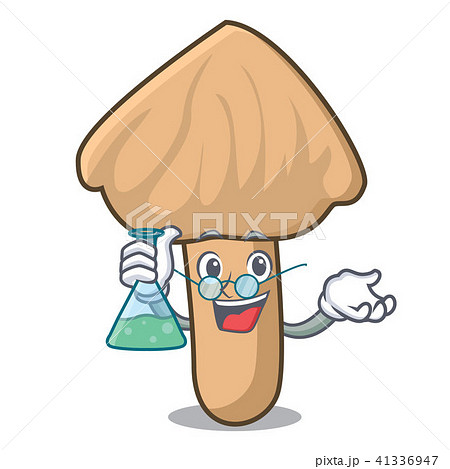 Professor inocybe mushroom character cartoon 41336947
