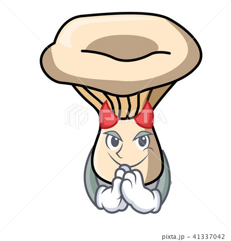 Devil milk mushroom mascot cartoon 41337042