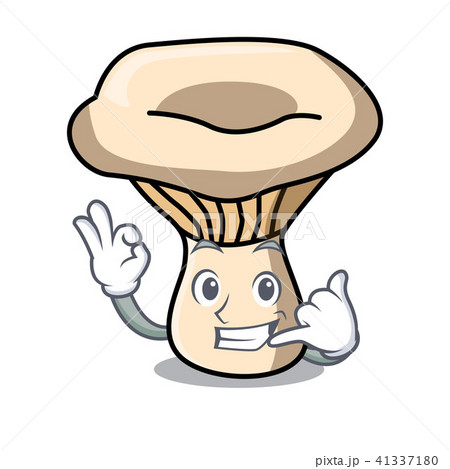 Call me milk mushroom mascot cartoon Call me milk mushroom mascot cartoon 41337180
